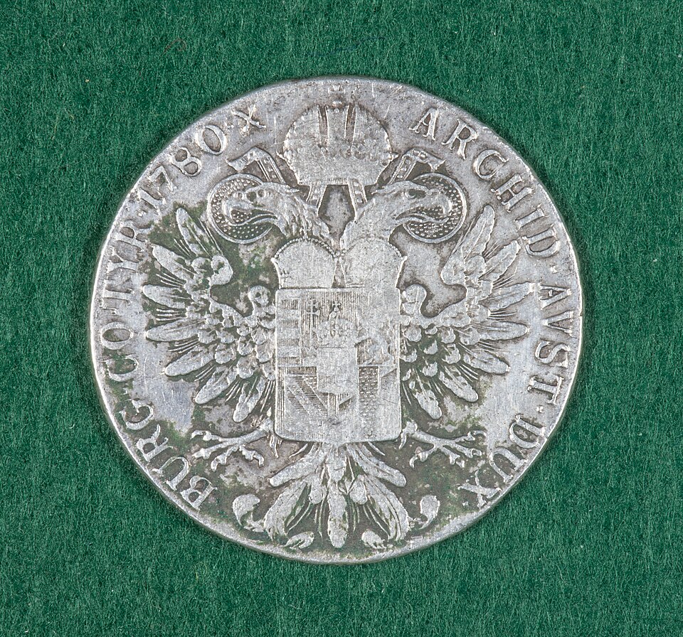 Maria Theresa Thaler 1780 Restrike — Silver